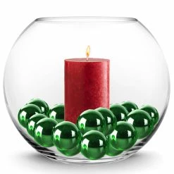 Best reviews of 😀 Modern Vase And Gift Pack Of 12 PCS Clear Glass Bubble Bowl H-4.5" O-4.25" D-6" ⭐