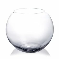 Deals 🌟 Modern Vase And Gift Pack Of 6 PCS Clear Glass Bubble Bowl H-8" O-6.5" D-10" 🥰