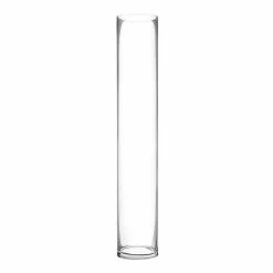 Outlet 🔥 Modern Vase And Gift Pack Of 4 PCS Clear Glass Cylinder Vase D-5" H-28" 🔥