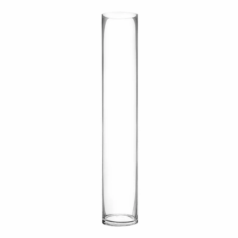Outlet π₯ Modern Vase And Gift Pack Of 4 PCS Clear Glass Cylinder Vase D-5" H-28" π₯