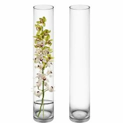 Top 10 π Modern Vase And Gift Pack Of 6 PCS Clear Glass Cylinder Vase D-4" H-24" π§¨