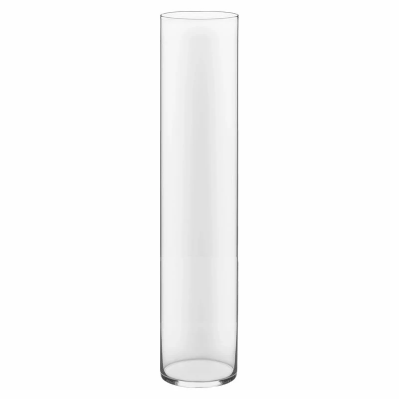 Best reviews of π Modern Vase And Gift Pack Of 4 PCS Clear Glass Cylinder Vase D-5" H-24" π