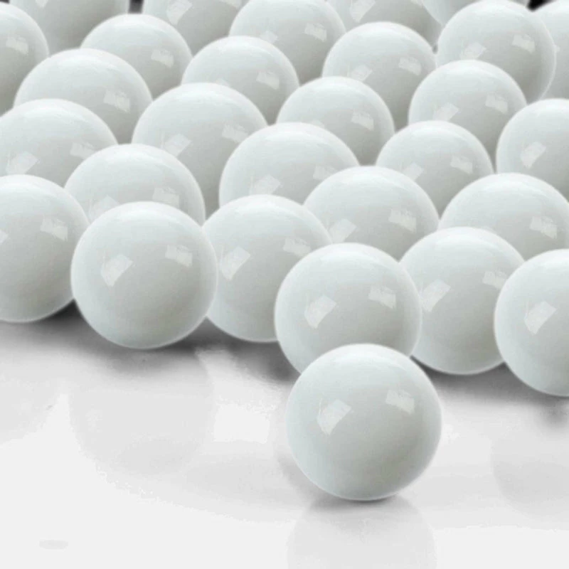 Flash Sale π Modern Vase And Gift White Glass Vase Filler Round Marble D-0.6" - Pack Of 44 LBS β