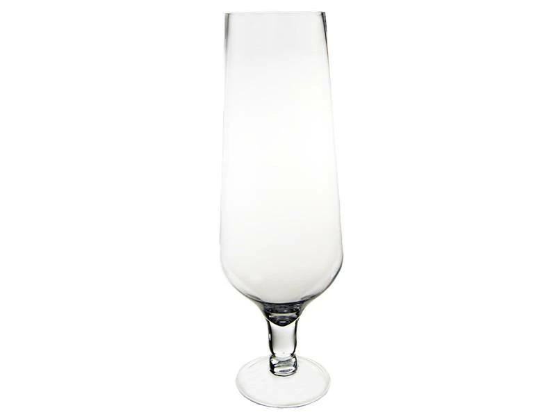 Hot Sale π Modern Vase And Gift Pack Of 4 PCS Clear Glass Jumbo Martini Candle Holder D-5.5" H-21.75" π€©
