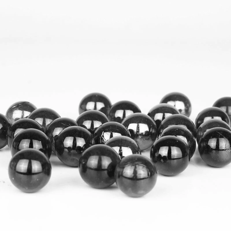 New π Modern Vase And Gift Pack Of 42 LBS Black Glass Vase Filler Large Round Marble D-0.87" π - Image 6