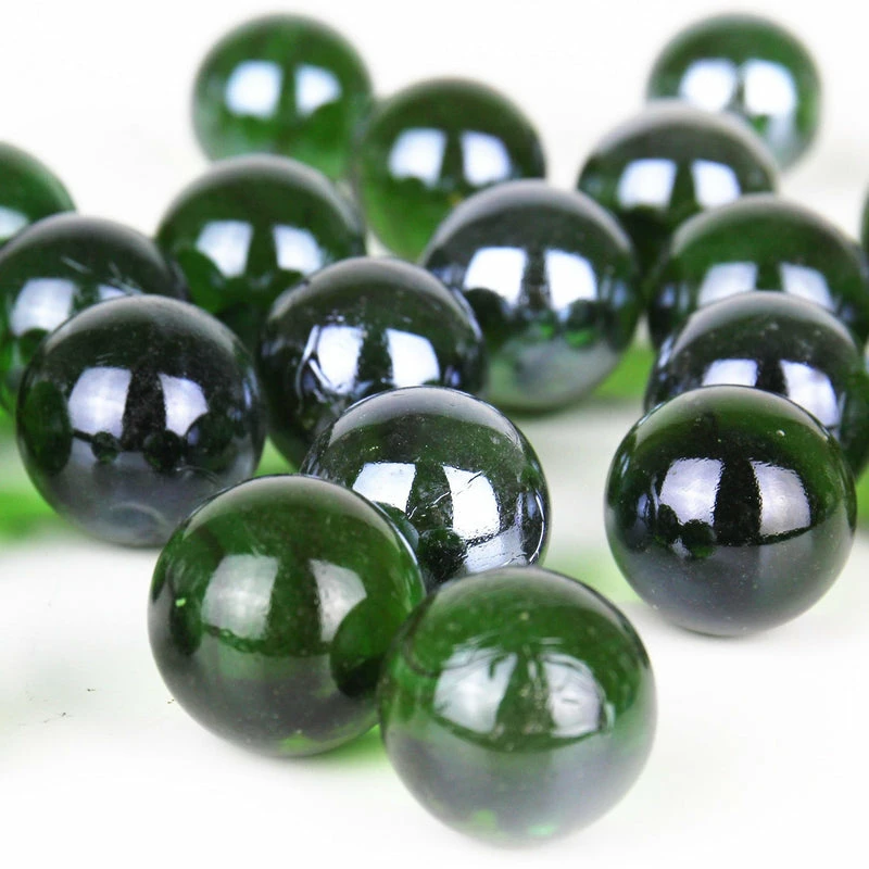 New π₯ Modern Vase And Gift Pack Of 42 LBS Green Glass Vase Filler Large Round Marble D-0.87" π― - Image 4