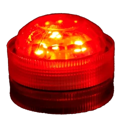 Promo 💯 Modern Vase And Gift Pack Of 24 PCS Red LED Round Shape Submersible Light D-1.25" H-1" 🤩