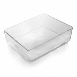 Best Pirce ⭐ Modern Vase And Gift Pack Of 6 PCS Clear Glass Rectangle Vase O-9"X7" H-4" 🤩