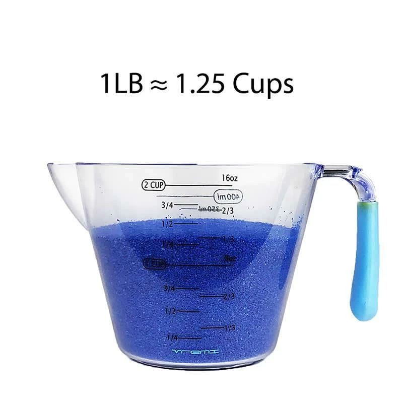 Best Sale β€οΈ Modern Vase And Gift Pack Of 40 LBS Blue Violet Glass Vase Filler Glass Sand D-2-5 Mm β - Image 2