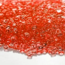 Outlet 😍 Modern Vase And Gift Pack Of 18 LBS Red Acrylic Vase Filler Rain Drop D-0.25" 🥰